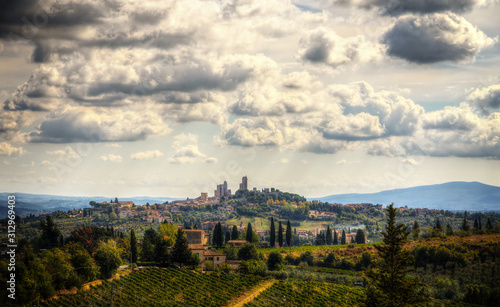 San Gimignano, Toskana, Italien