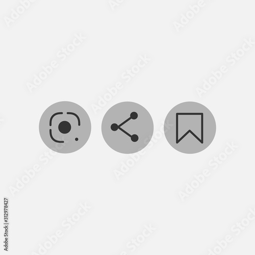 Icon sign or symbol element design for app or website vol 12 vector eps 10