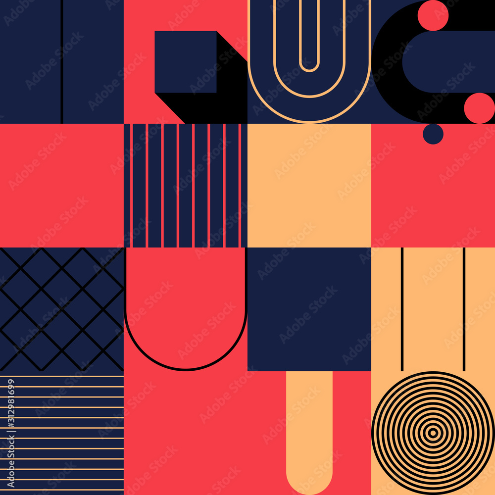 Abstract Repetitive Pattern Design Abstract Repetitive Pattern Design