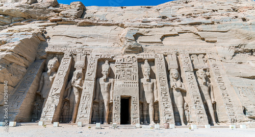 Obraz na płótnie Ramses II Small Temple at Abu Simbel
