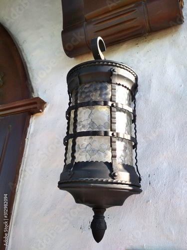 Rural metal lamp, Ancient lantern, Street light