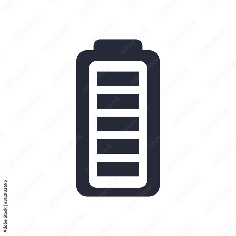 battery power level isolated icon battery power level isolated icon