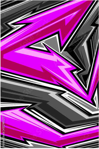 vector of sports jersey abstract arrow line graphic pattern