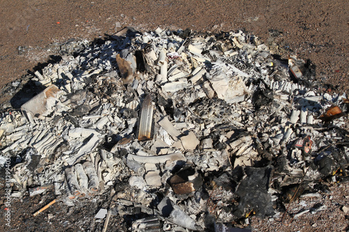 Wallpaper Mural Verbrannte Feuerwerkskörper Torontodigital.ca