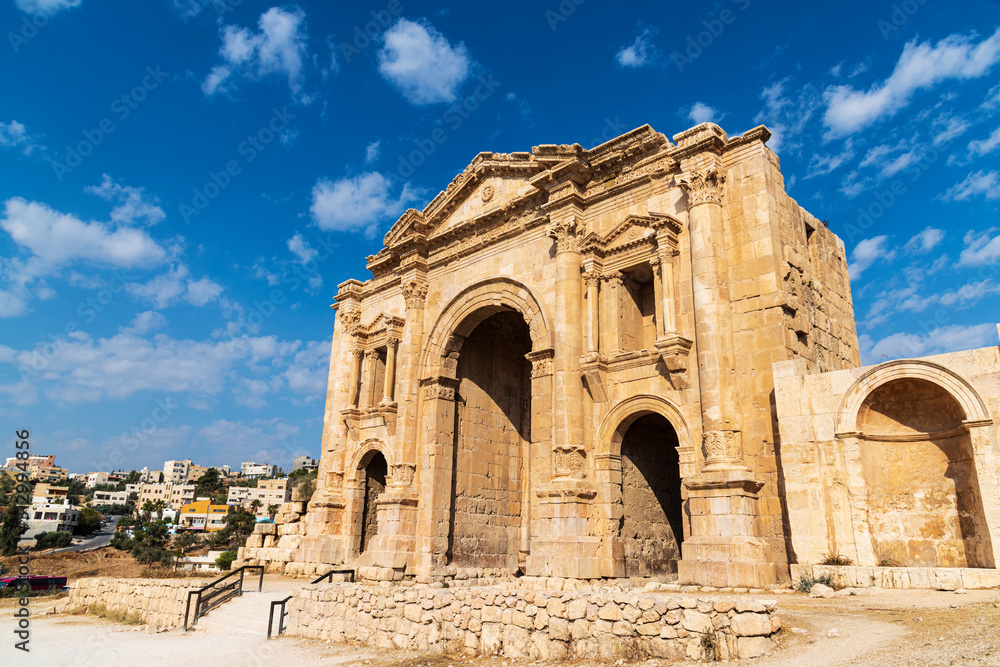Jerash Jordan Arch of Hadrian 