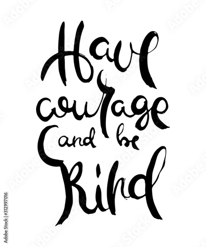 Hand lettering grunge card with textured handcrafted doodle letters in retro style