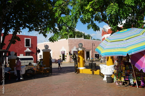 Streets in Valladolid, Mexico, Yucatan Peninsula
