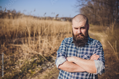 Bearded man. Lumberjack. © Ryzhkov Oleksandr