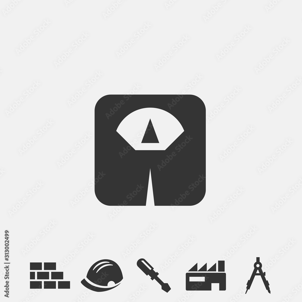 weight scale icon vector illustration sign weight scale icon vector illustration sign