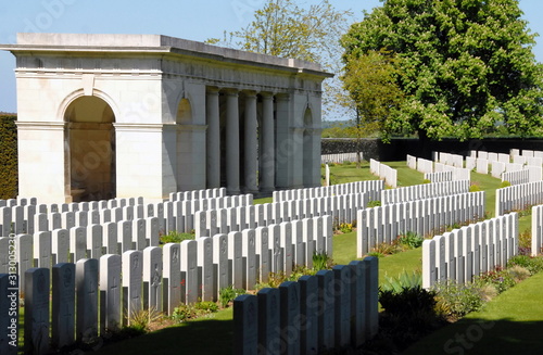 Cimetière canadien N°2, victimes de la bataille de la Crête de Vimy (1917), lieu historique national du Canada, Pas-de-Calais, France