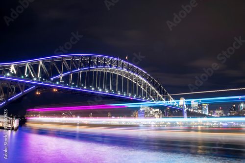 Sydney Harbour Bridge at night © Gary