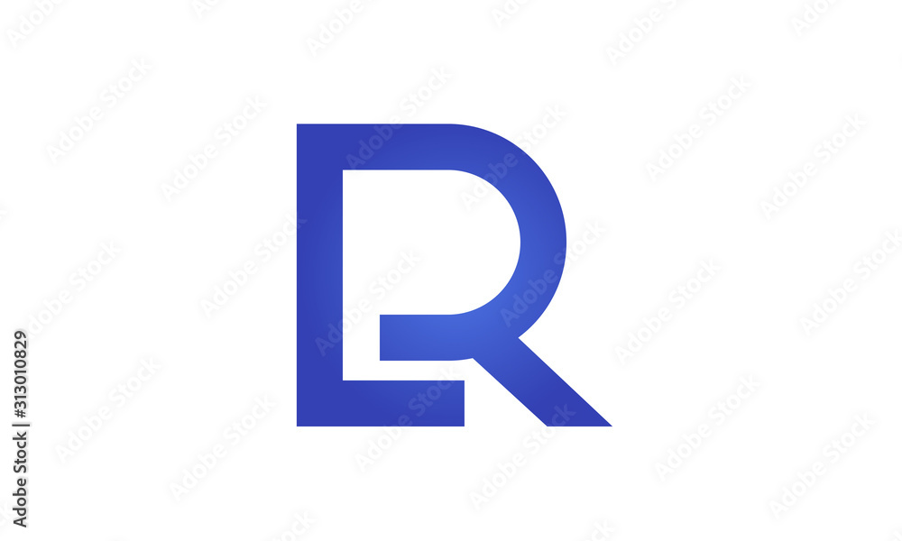 L & R Logo icon alphabeth L & R Logo icon alphabeth