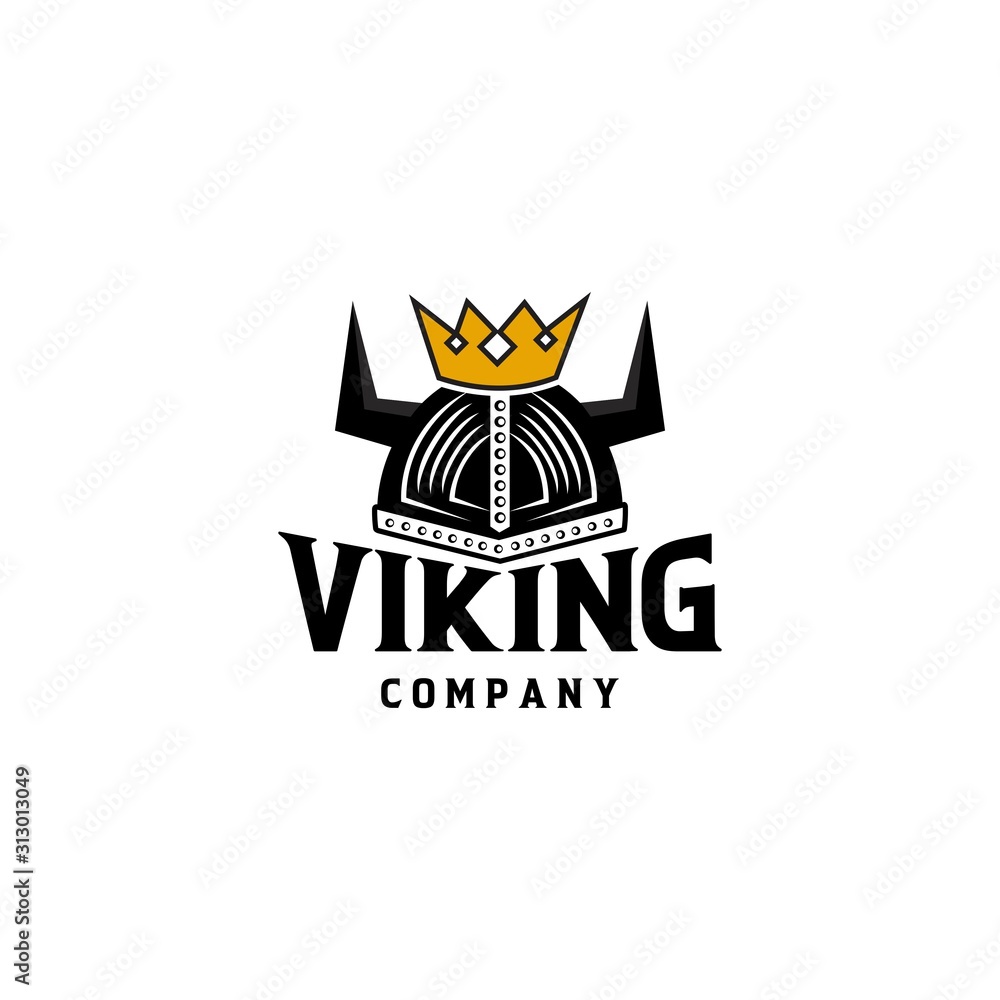 Viking warrior logo design vector illustration Viking warrior logo design vector illustration
