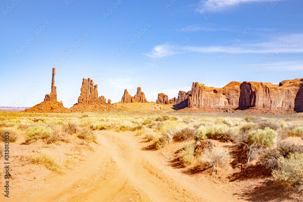 Monument Valley Tribal Park Arizona Utah USA America 
