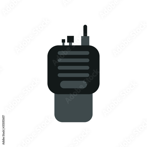 radio communicator portable isolated icon