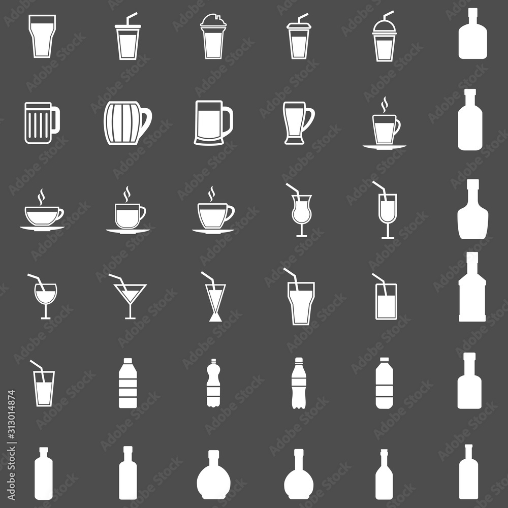 drink cup and wine bottle icon vector design symbol drink cup and wine bottle icon vector design symbol