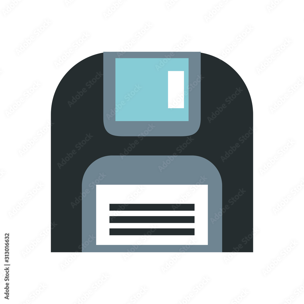 floppy disk retro isolated icon floppy disk retro isolated icon