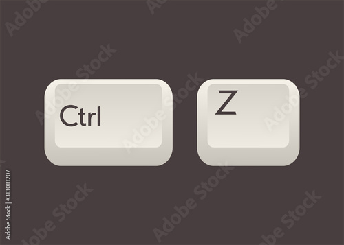 Control and z buttons