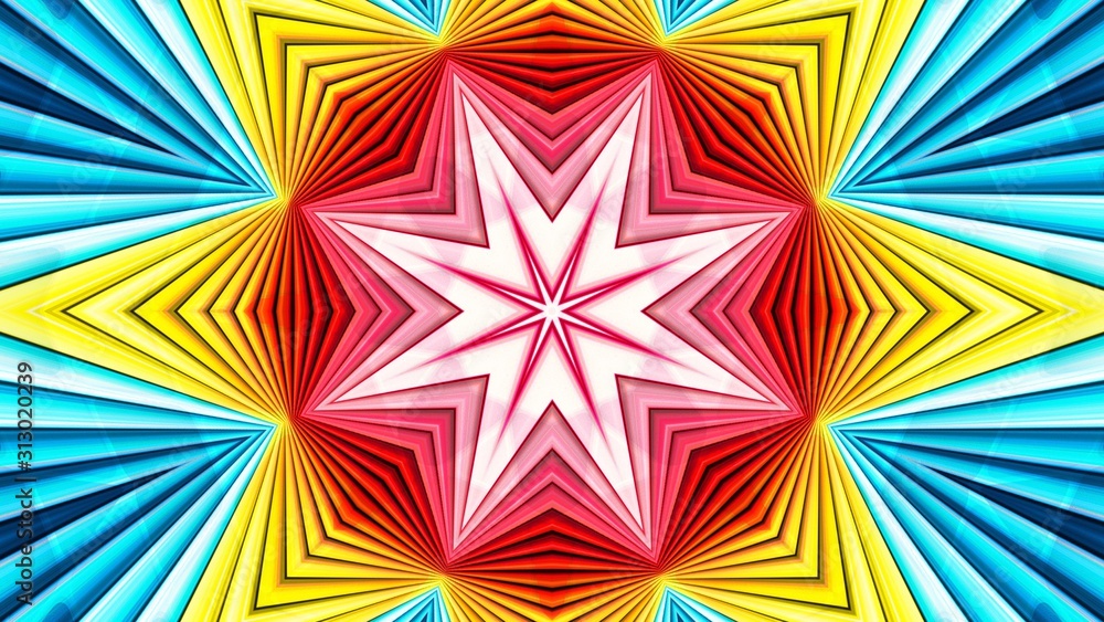 Kaleidoscope Mandala Art Design Abstract Background Kaleidoscope Mandala Art Design Abstract Background