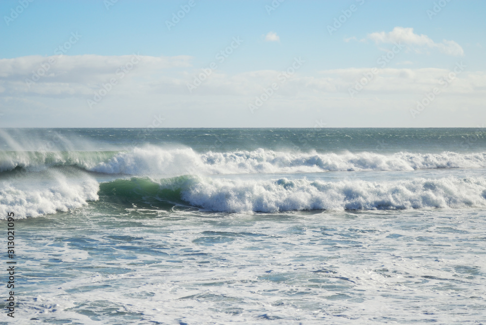 海　波　素材