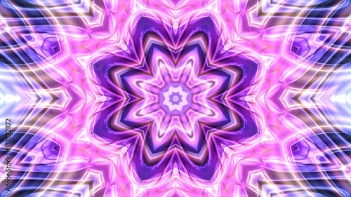 Kaleidoscope Mandala Art Design Abstract Background