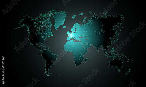 world map abstract background illustration.