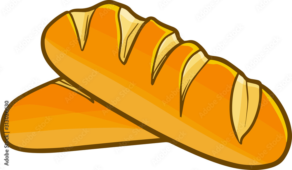 Funny and yummy two roasted bread for your meals Funny and yummy two roasted bread for your meals