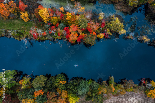 Canvas Print New England Autumn Splendor