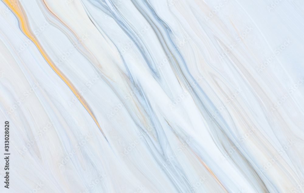 Obraz premium Marble rock texture blue ink pattern liquid swirl paint white dark that is Illustration background for do ceramic counter tile silver gray that is abstract waves skin wall luxurious art ideas concept.
