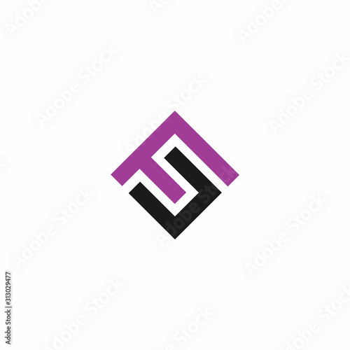 initial letter fu or uf logo vector designs