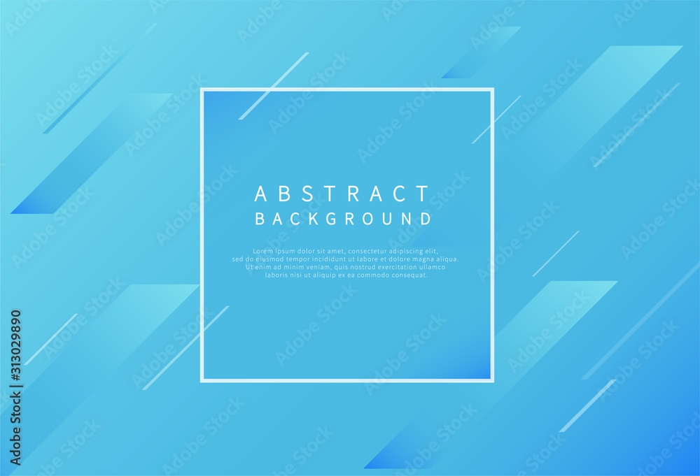 Modern abstract background with diagonal gradient blue lines. Templates for website. Vector illustration