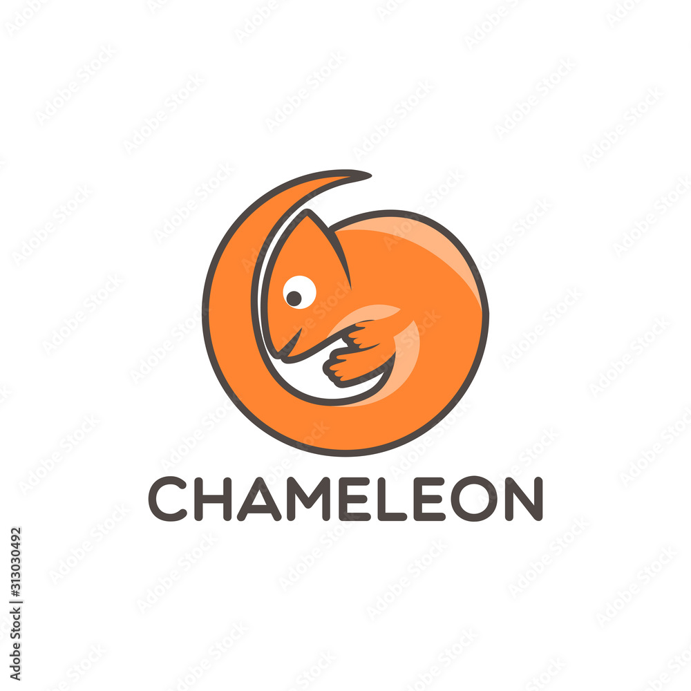 chameleon logo Design Vector illustration chameleon logo Design Vector illustration
