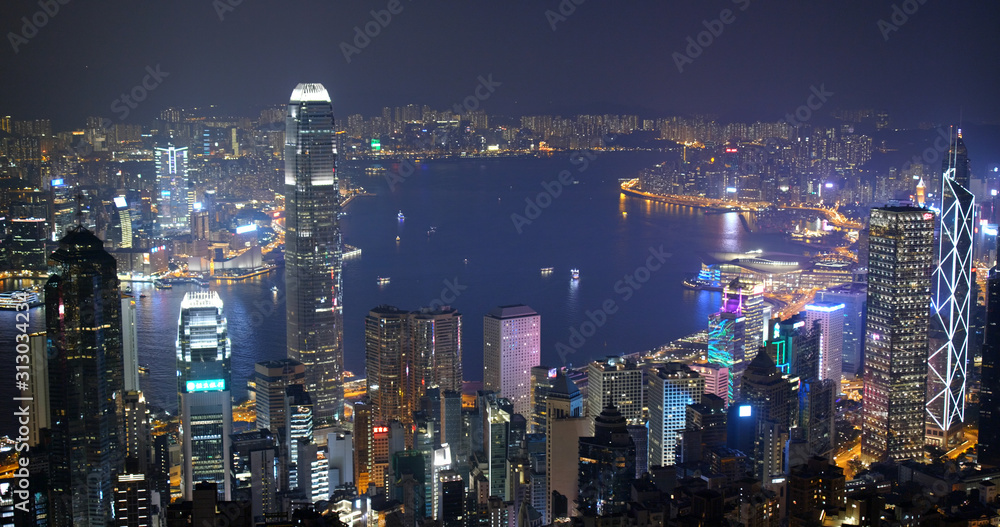 Obraz premium Hong Kong cityscape