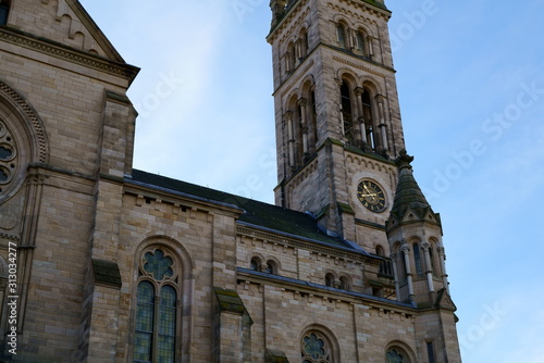 mediaeval church cathedral from stones in germany