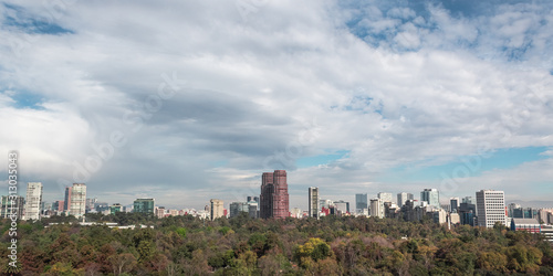 Vista Panorámica desde Chapultepec en Ciudad de México
