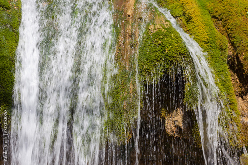 Waterfall in the wild Dabasnica canyon in Croatia