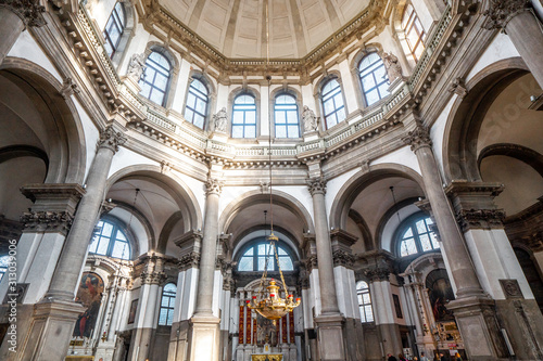 Wallpaper Mural Inside Basilica di Santa Maria della Salute . One of the classical and most beautiful church in Venice , Italy Torontodigital.ca