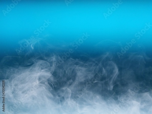 blue sky with clouds design concept in smoke white with blue