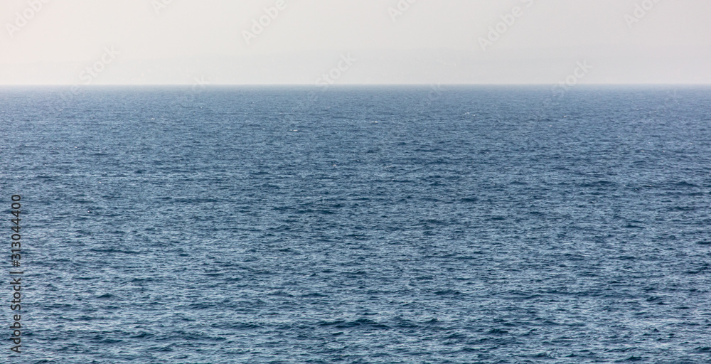 Blue expanse of water at sea as abstract background Blue expanse of water at sea as abstract background