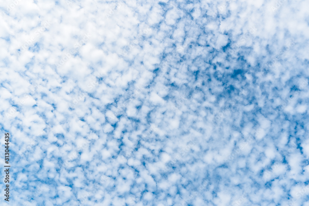 Background A lot of beautiful Small Fluffy Clouds with blue sky in the morning Background A lot of beautiful Small Fluffy Clouds with blue sky in the morning