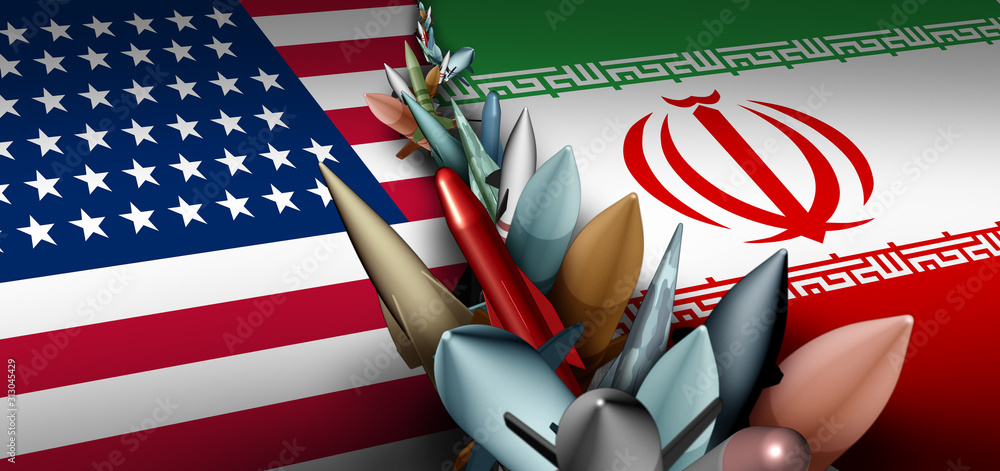 Iran US Military Crisis - obrazy, fototapety, plakaty 