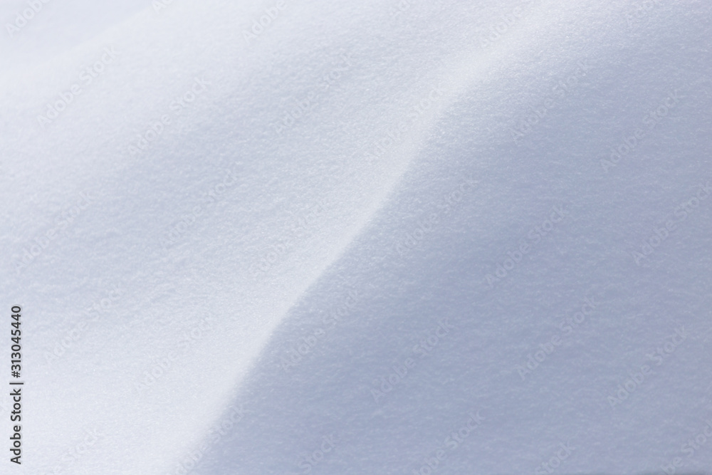 Obraz premium White snow as an abstract background