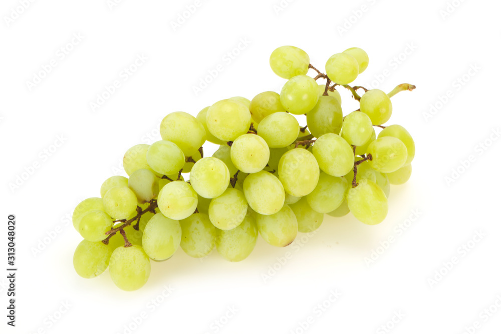 Sweet ripe Green grape branch