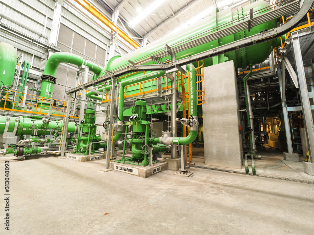 Foto de Condenser systems and extraction pump for apply industrial zone