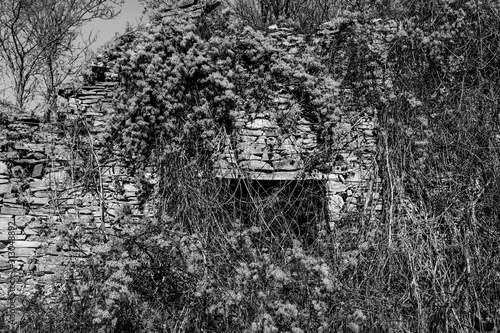 Street views of the old Bulgarian village Kovachevitsa photo