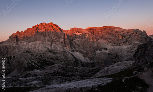 alpine sunrise