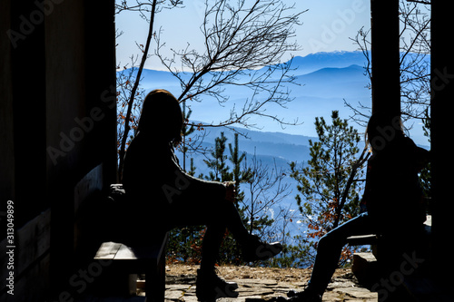 Street views of the old Bulgarian village Kovachevitsa photo