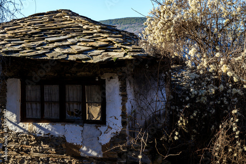 Street views of the old Bulgarian village Kovachevitsa photo