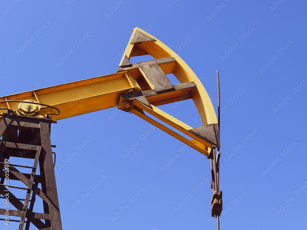 Pumping unit as the oil pump installed on a well Pumping unit as the oil pump installed on a well