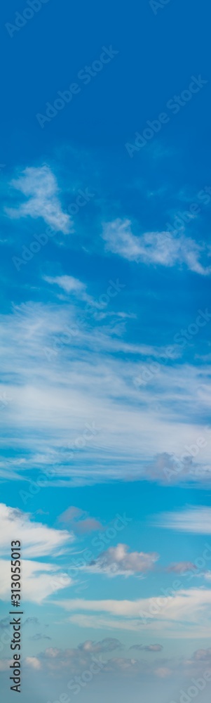 Fantastic clouds against blue sky, panorama Fantastic clouds against blue sky, panorama